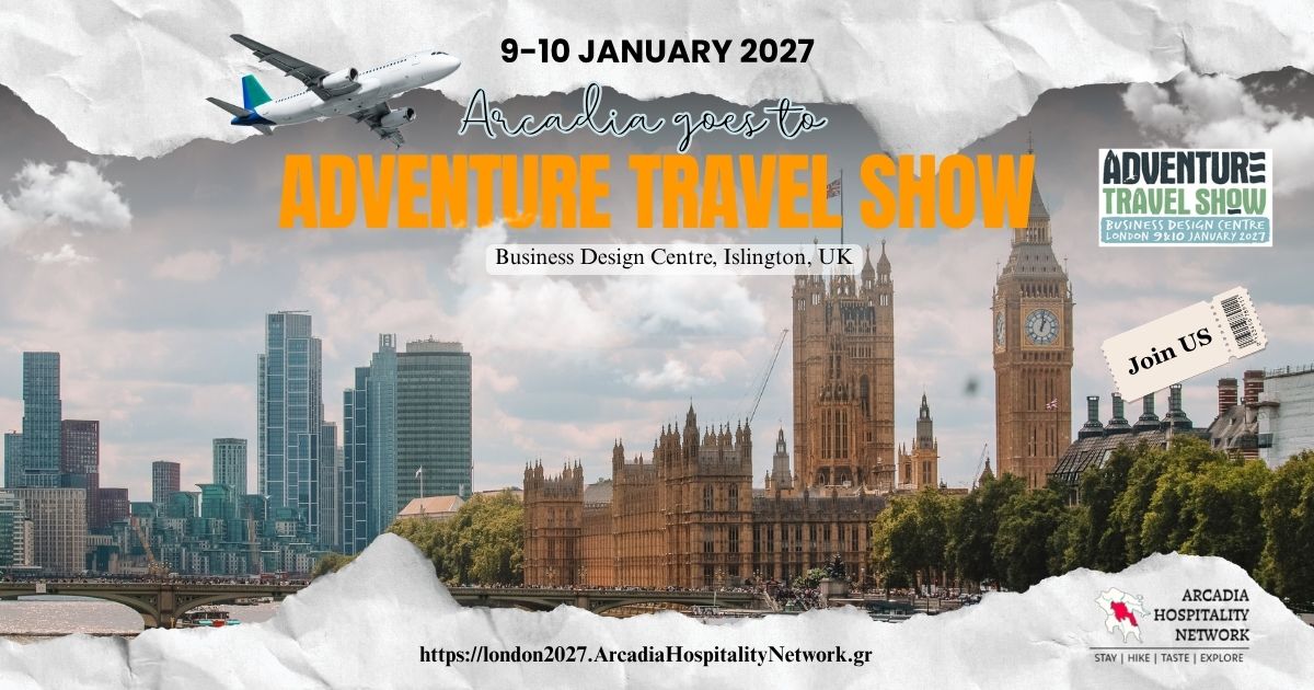 Η Αρκαδία στο Adventure Travel Show, Λονδίνο 2027